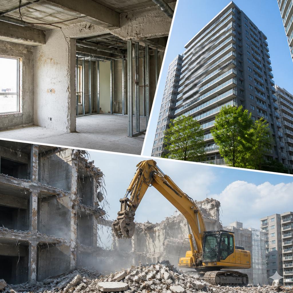 ビルやマンションのリノベーションもアスベスト除去から！神奈川県での解体はネクストゲートにお任せ。