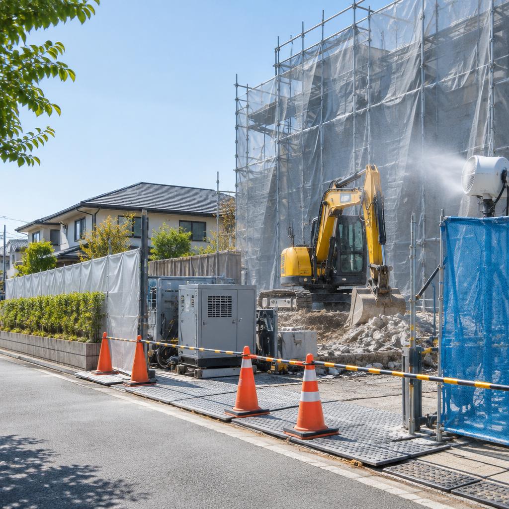 安全と近隣への配慮を徹底。現場ごとに最適な施工を