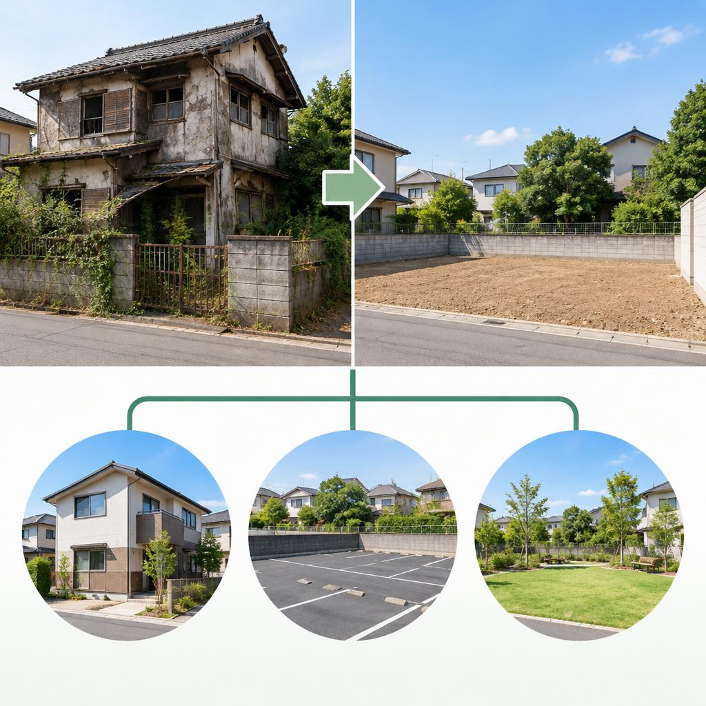 空き家を放置する前に。解体で土地の可能性をひらく
