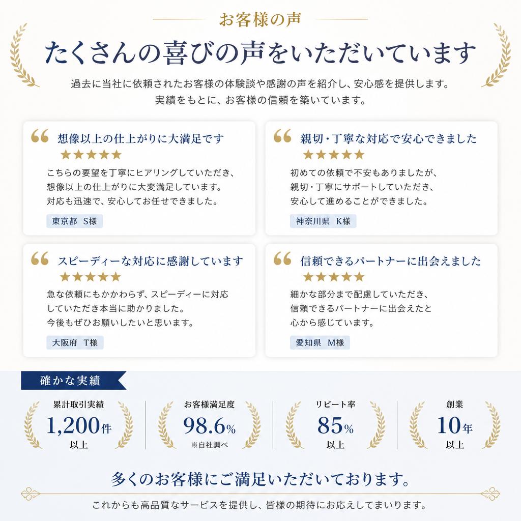 お客様の声