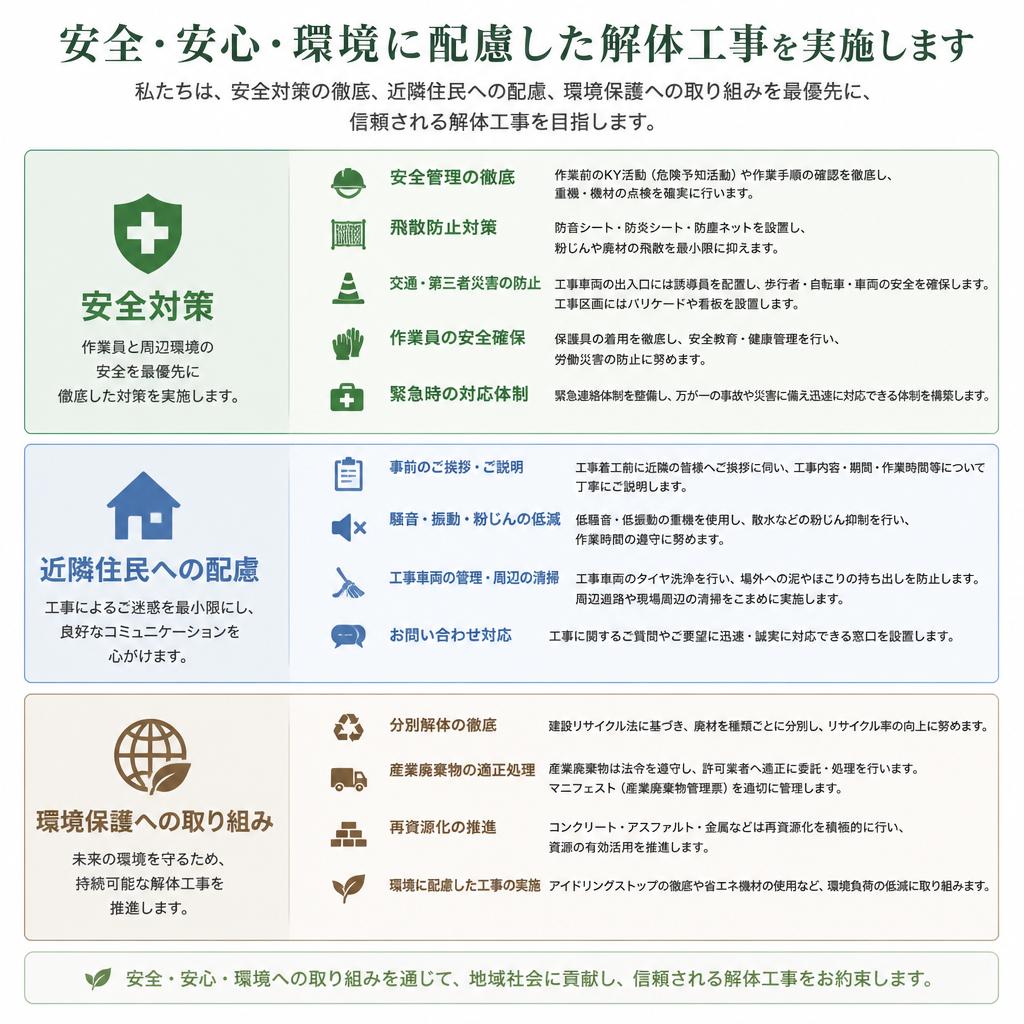 4. 安全対策と環境への配慮