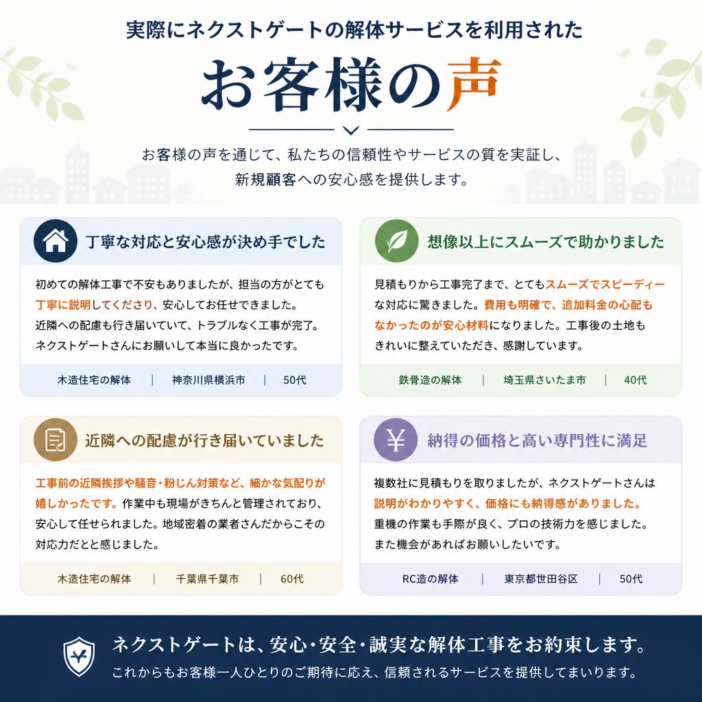 お客様の声