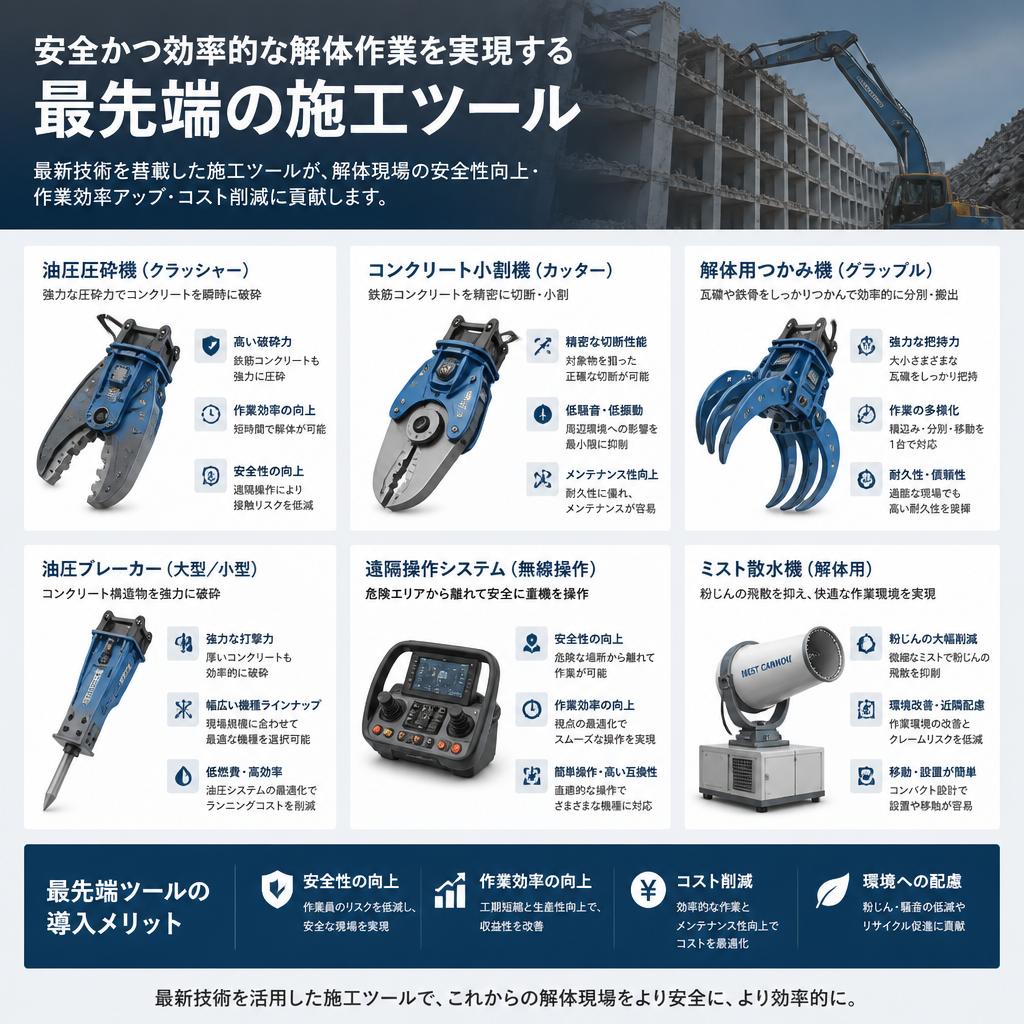 最新の施工ツール