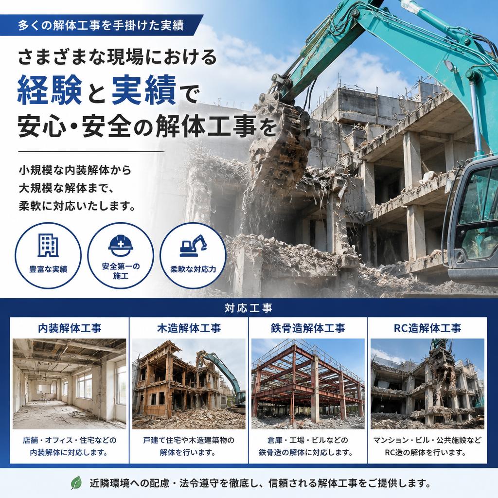 豊富な経験と実績