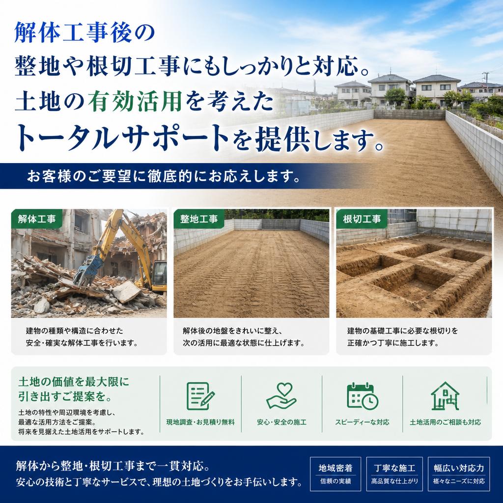 アフターフォローの充実