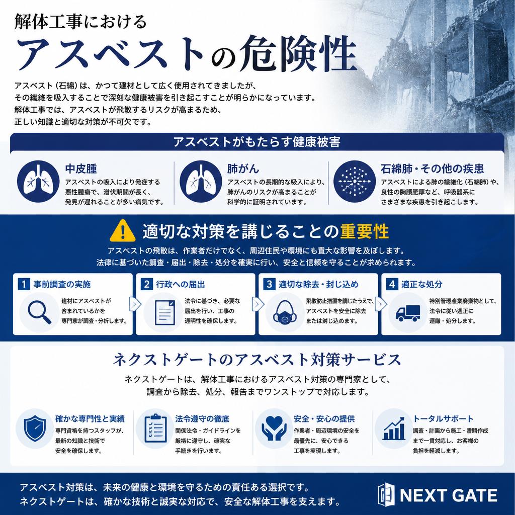 アスベスト対策の重要性
