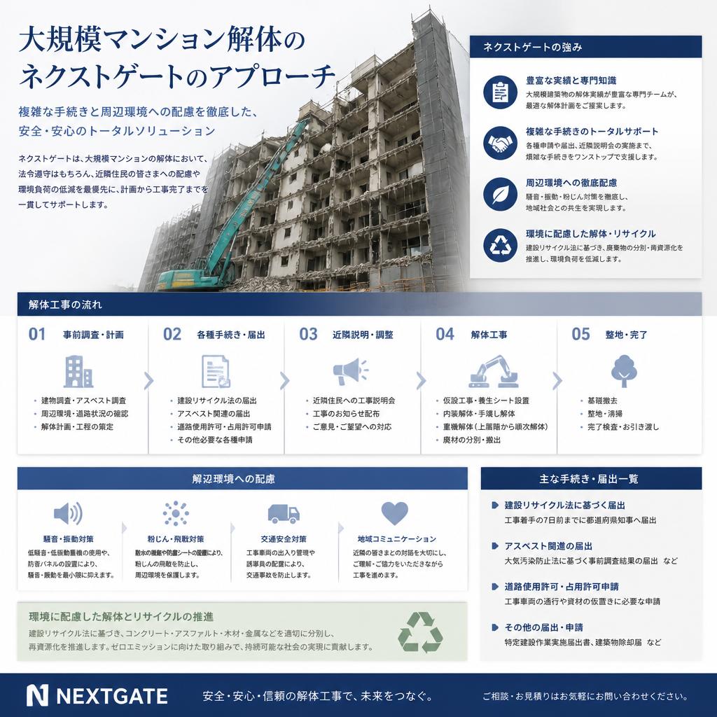 マンション解体の選択肢