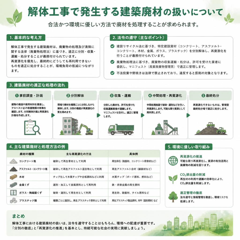 5. 建築廃材の適切な処理