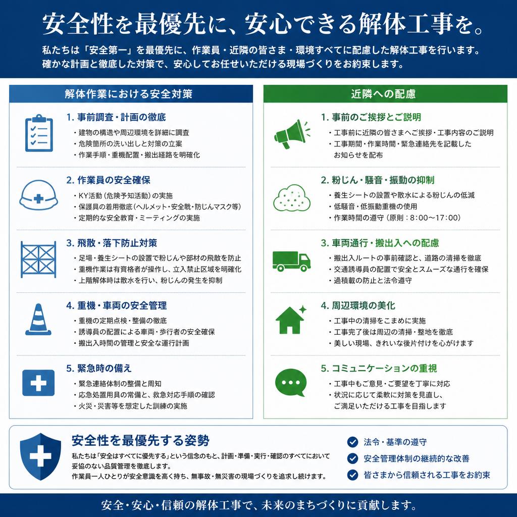 5. 安全な解体作業のために
