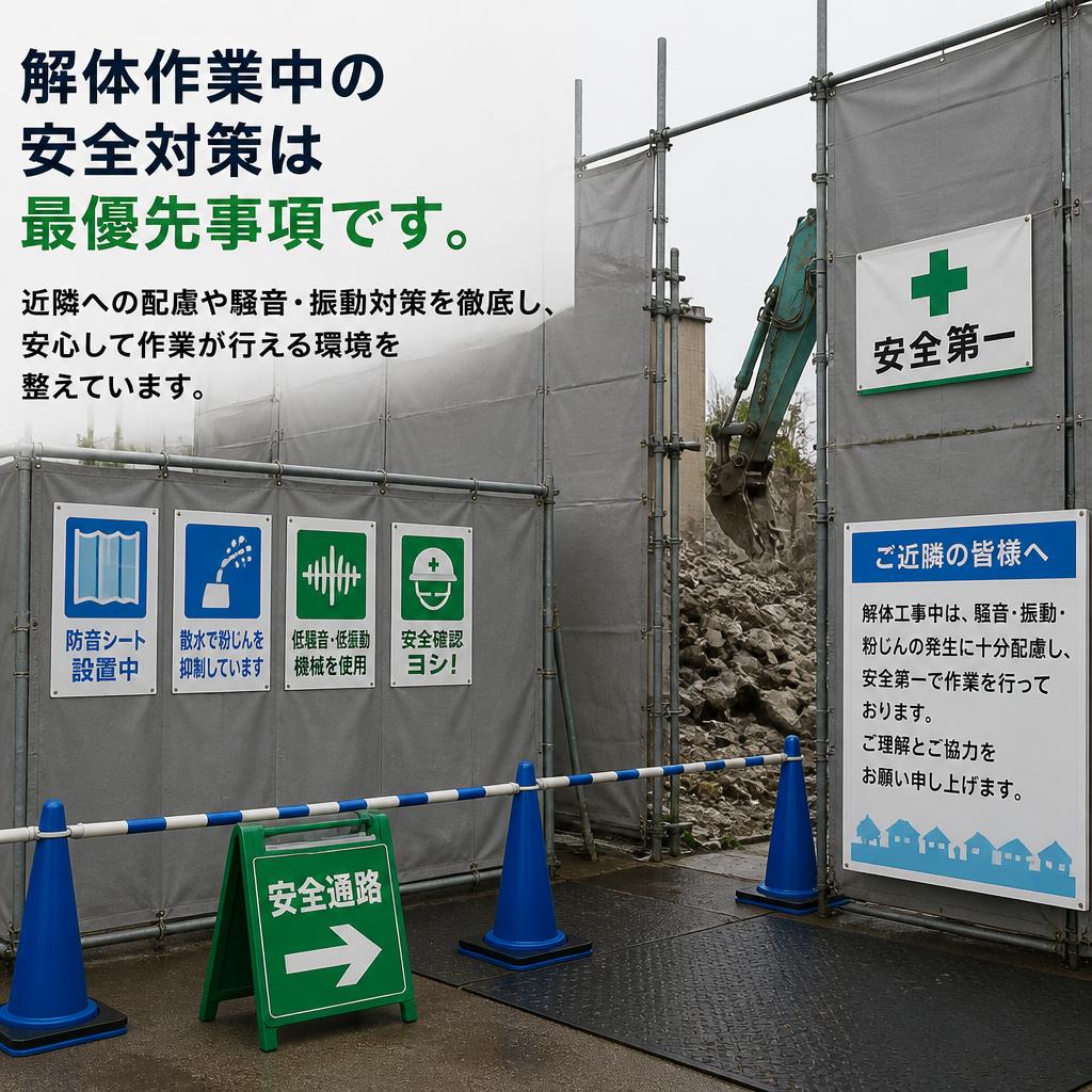 安全対策と作業の徹底