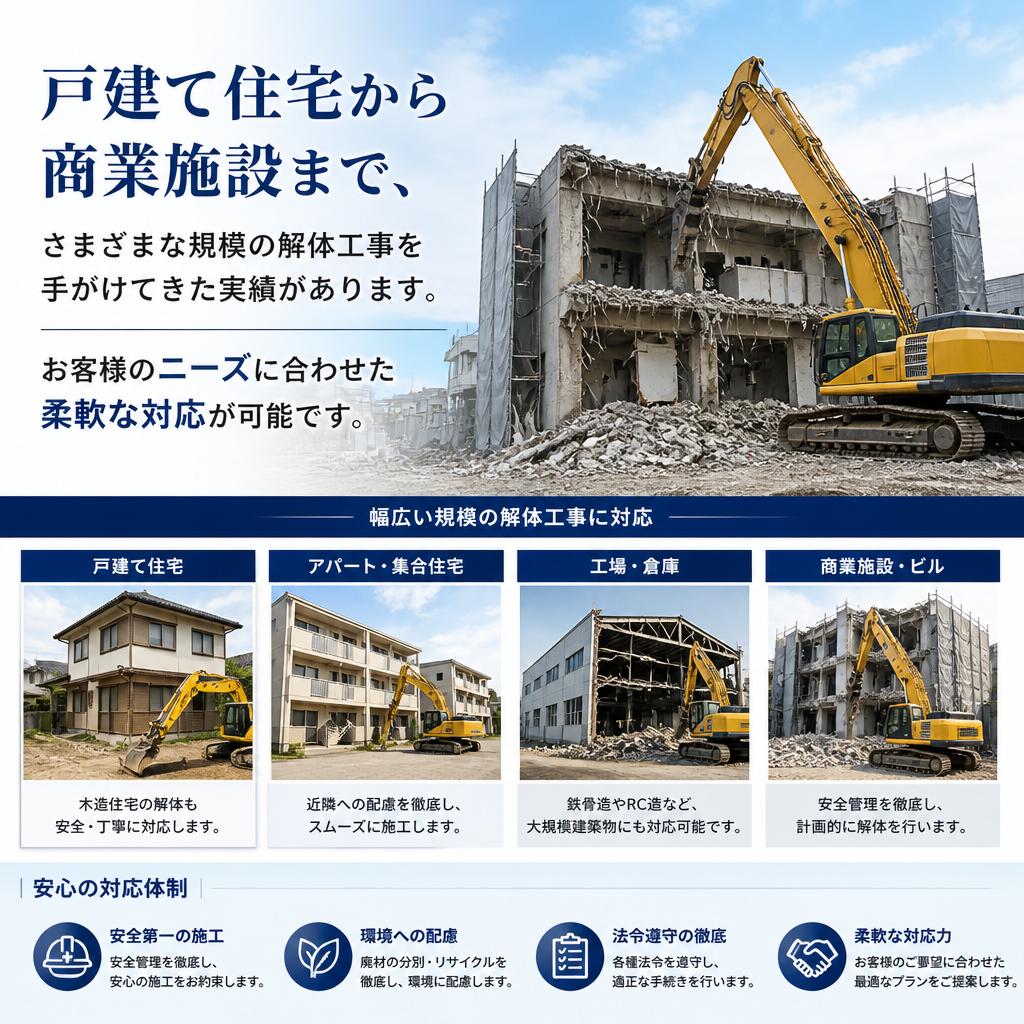 豊富な施工実績