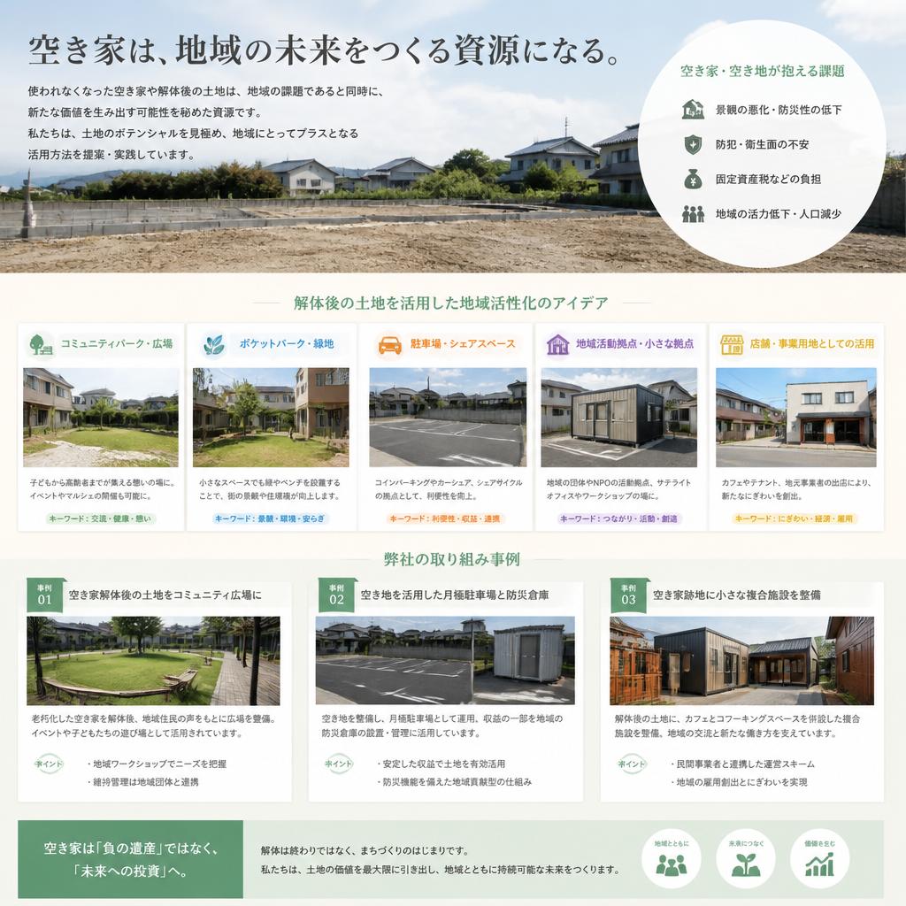 空き家を地域活性化に活かす方法