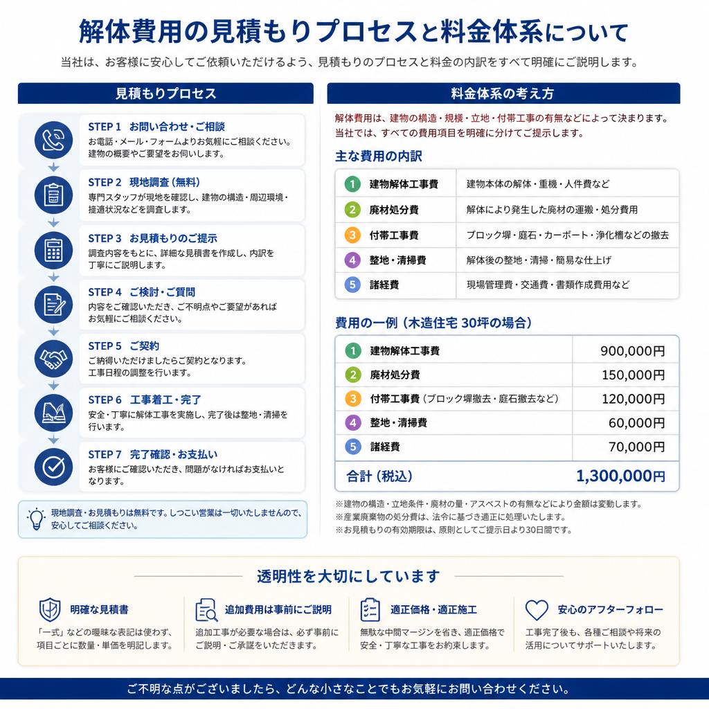 解体費用について