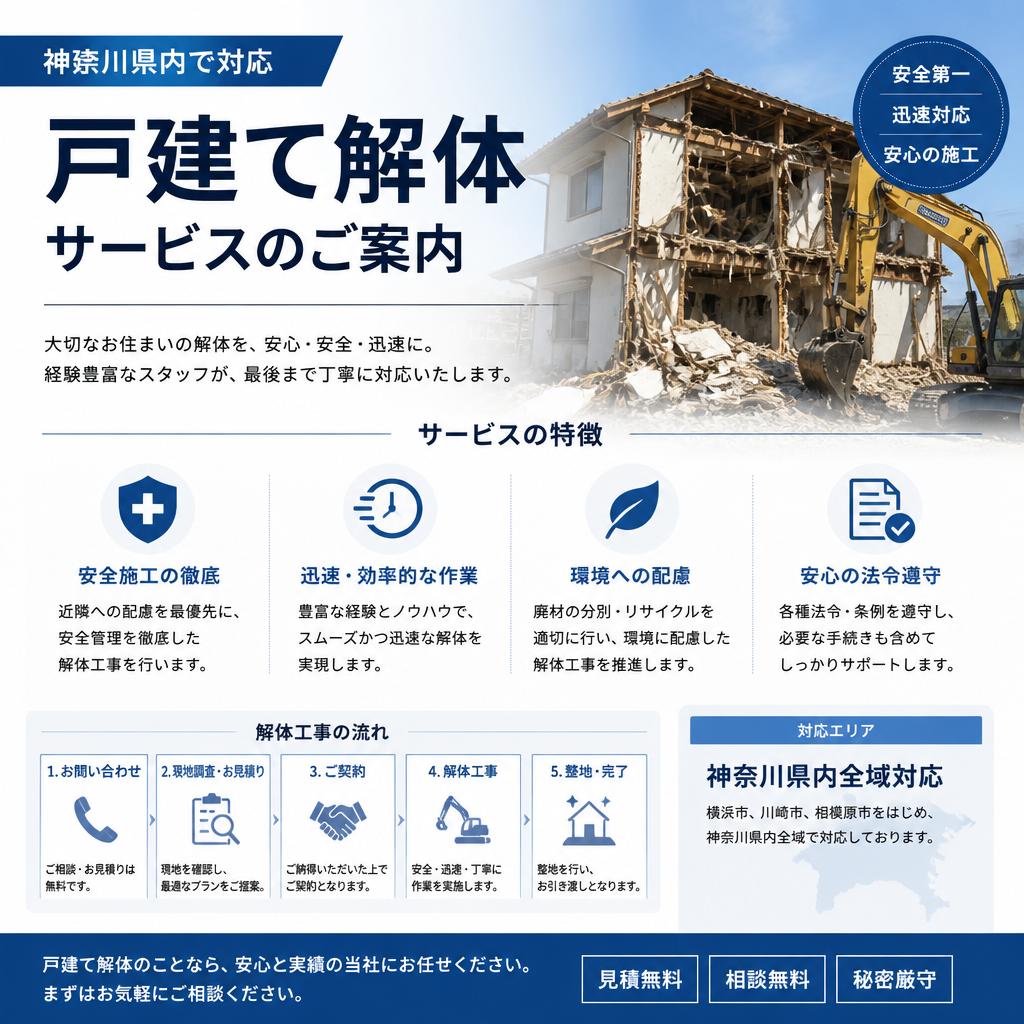 私たちの解体サービス