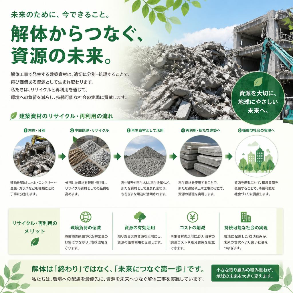 再利用可能な建築資材