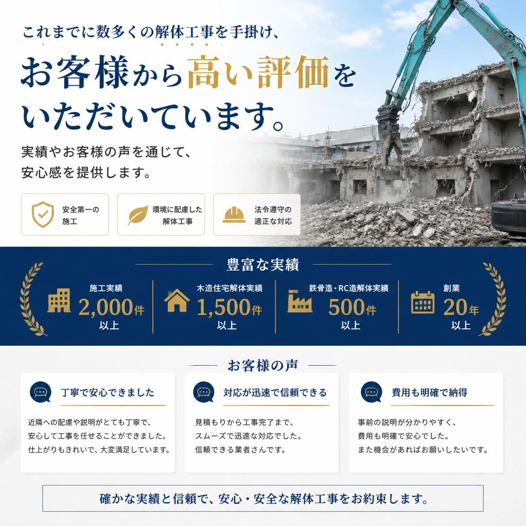お客様の声・実績紹介