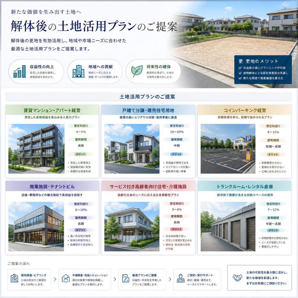 土地活用のアイデア